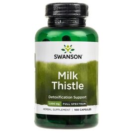 Zdjęcie produktu Swanson Ostropest Plamisty (Full Spectrum Milk Thistle) 500 mg - 100 kapsuł