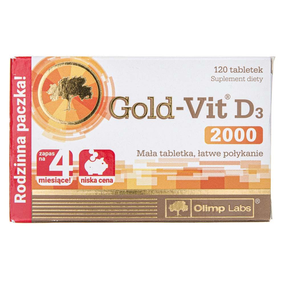 Olimp Gold-Vit D3 2000 - 120 tabletek