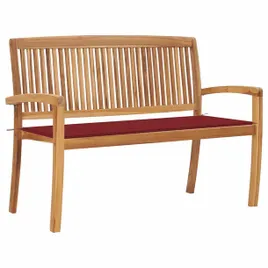 sztaplowana-lawka-ogrodowa-z-poduszka-1285-cm-drewno-tekowe