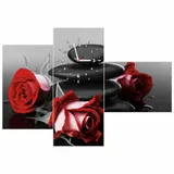 zegar-czerwone-roze-100x70