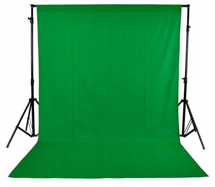 TŁO MATERIAŁOWE ZIELONE 3X6M GREEN SCREEN GREENBOX ERLI.pl