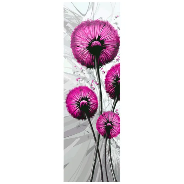 fotoroleta-dmuchawce-amarantowe-68x215