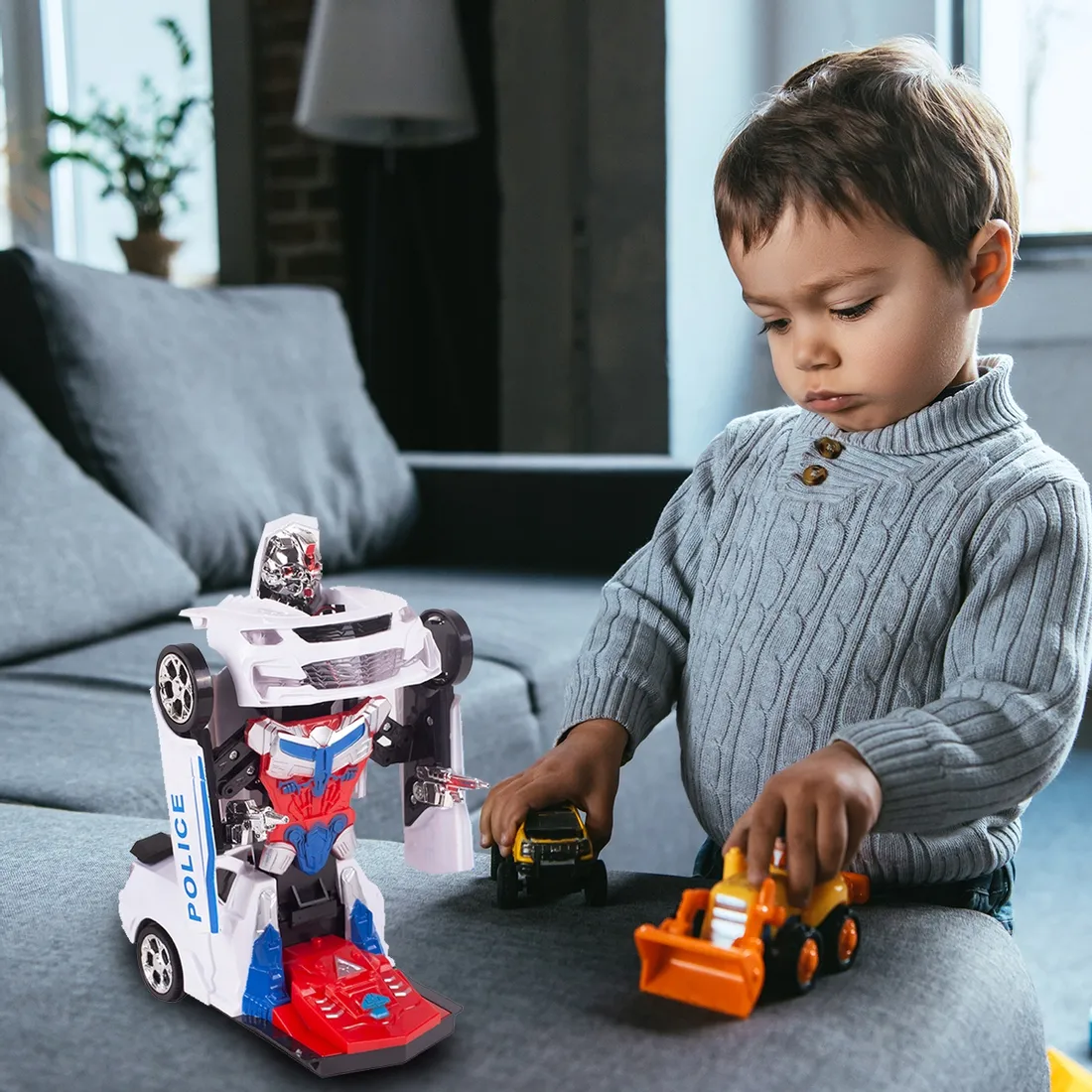 transformer-auto-samochod-policja-robot-jezdzi-gra