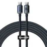 kabel-usb-c-do-usb-c-baseus-crystal-100w-2m-czarny
