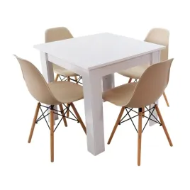zestaw-stol-modern-80-bialy-i-4-krzesla-milano-bezowe