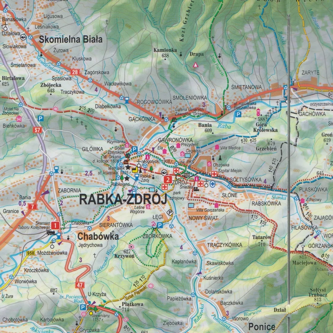 gorce-pieniny-mapa-laminowana-expressmap