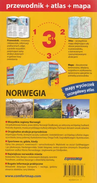 norwegia-3w1-przewodnik-expressmap-stan-nowy
