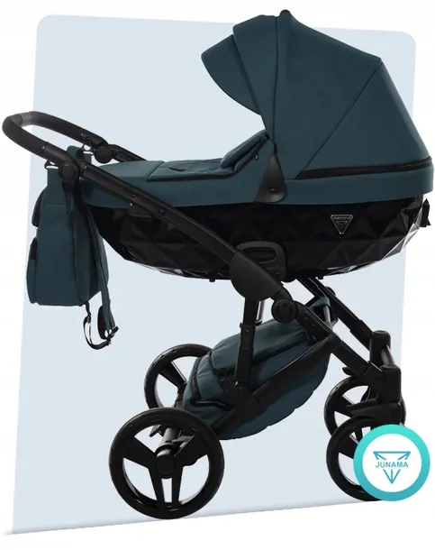 wozek-junama-4w1-basic-02-i-kite-karwala-dock-akcesoria-w-zestawie-adaptery-do-fotelika-folia-przeciwdeszczowa-materac-moskitiera-oslona-na-nozki-torba-do-wozka-uchwyt-na-kubek