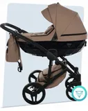 wozek-junama-4w1-basic-04-i-nosidelko-baza-dock-akcesoria-w-zestawie-adaptery-do-fotelika-folia-przeciwdeszczowa-materac-moskitiera-oslona-na-nozki-torba-do-wozka-uchwyt-na-kubek