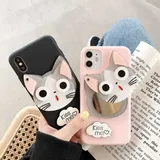etui-case-3d-kot-lusterko-xiaomi-note-11-4g-stan-nowy