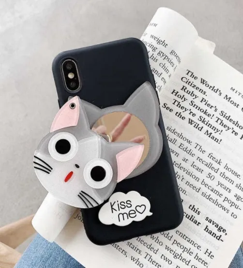 etui-case-3d-kot-lusterko-xiaomi-note-11-4g-stan-nowy