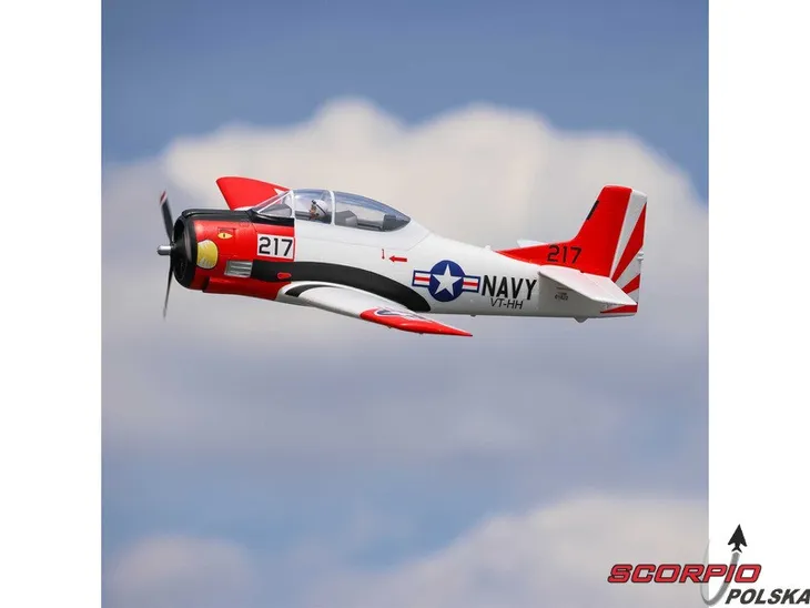 e-flite-t-28-trojan-1-2m-smart-bnf-basic-stan-zlozenia-zlozony