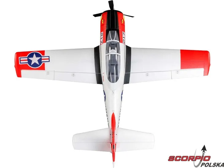 e-flite-t-28-trojan-1-2m-smart-bnf-basic-stan-zlozenia-zlozony