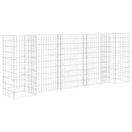 donica-gabionowa-w-ksztalcie-h-drut-stalowy-260x40x100-cm