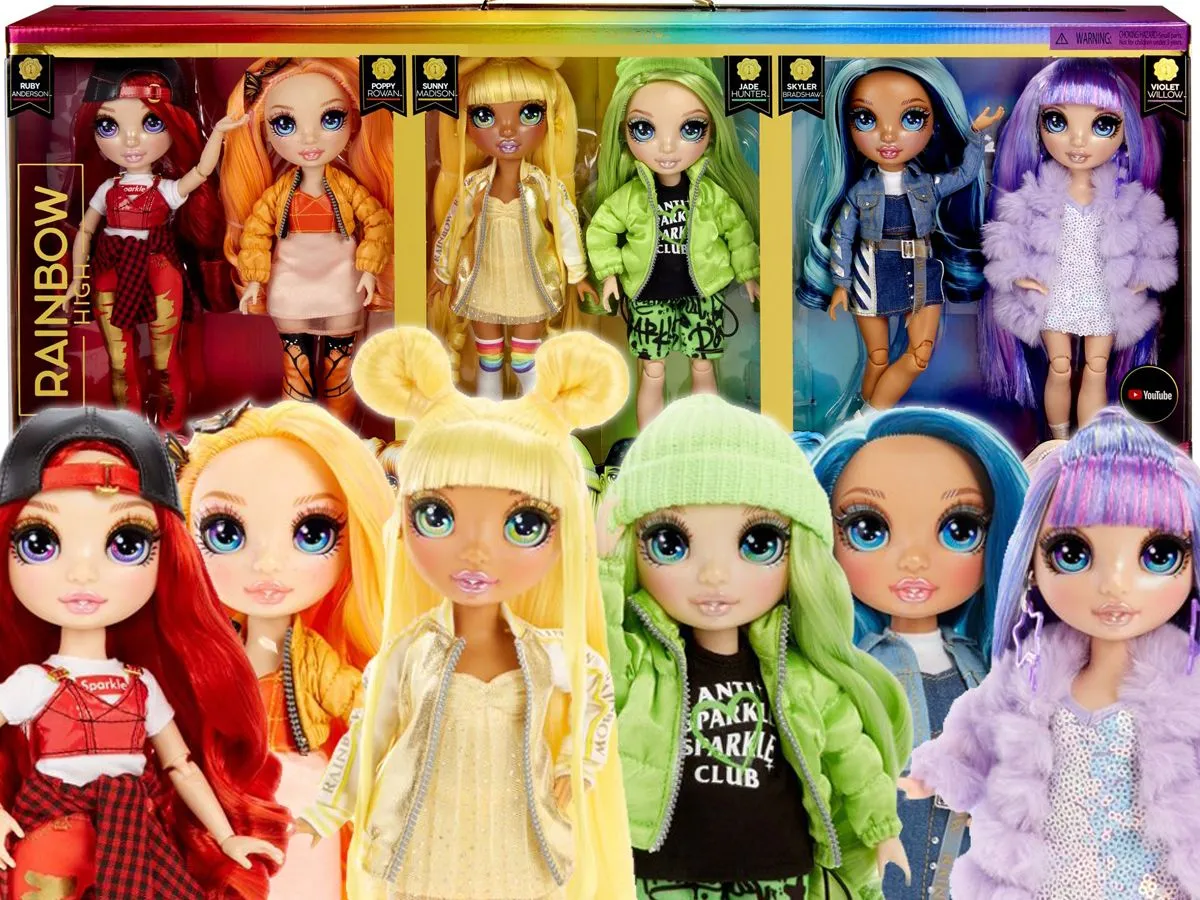Rainbow High Lalki Modowe 6-Pak Seria 1 Zestaw 423249