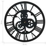 zegar-scienny-czarny-30cm-akrylowy-stan-nowy