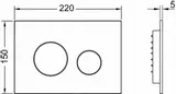 tece-loop-slim-przycisk-splukujacy-wc-bialy-mat-stan-nowy