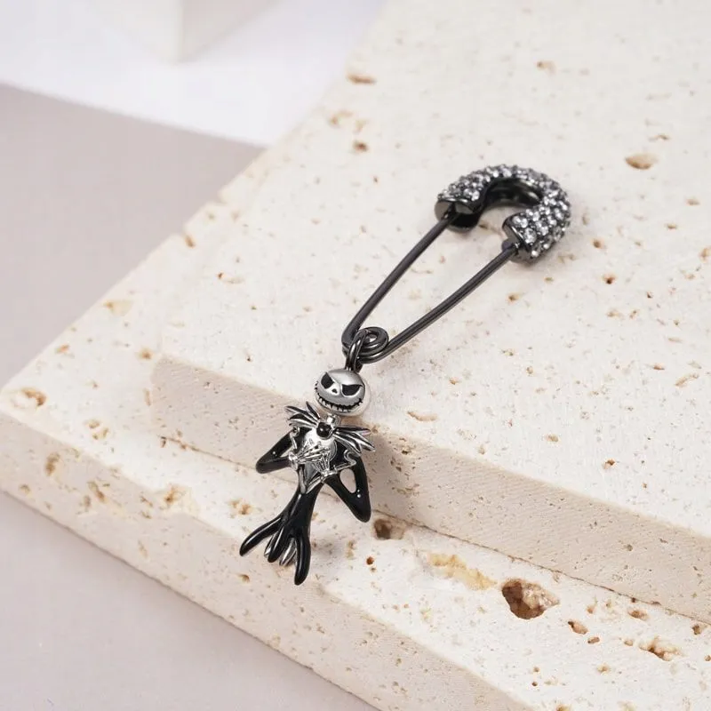 gnoce-kolczyk-safety-pin-jack-skull-dangle-stan-nowy