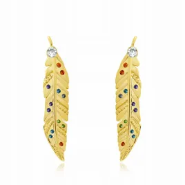 gnoce-kolczyki-feather-ear-studs
