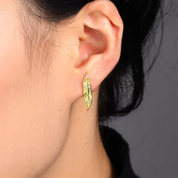 gnoce-kolczyki-feather-ear-studs-rodzaj-wyrob-jubilerski