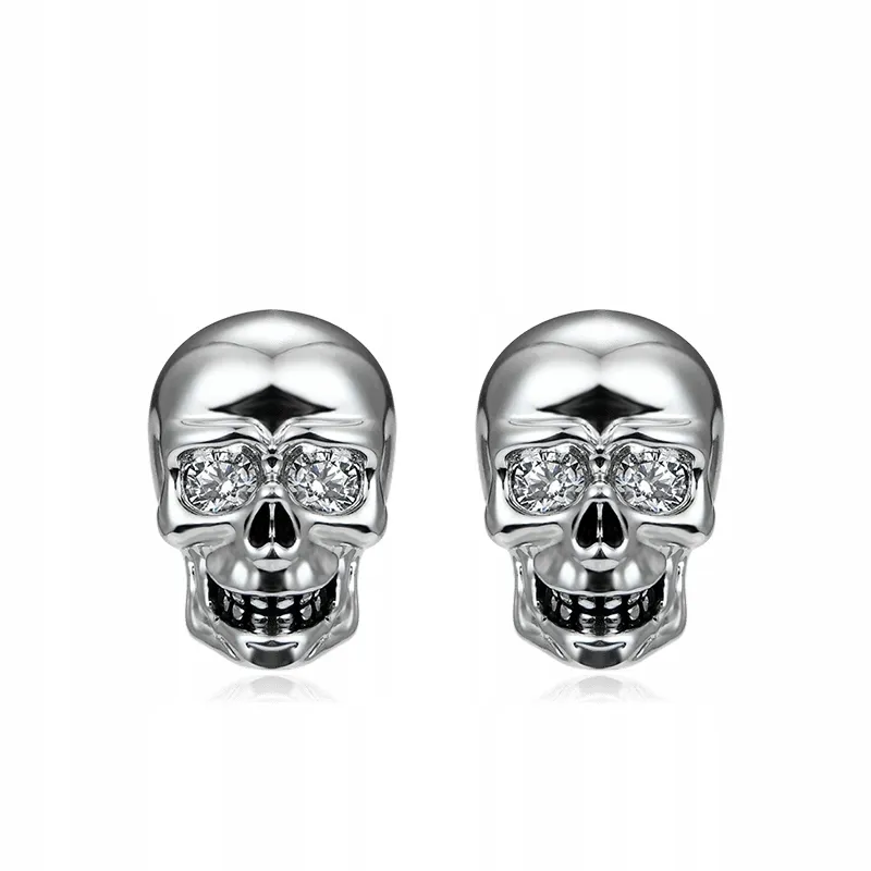 gnoce-kolczyki-silver-skull-studs