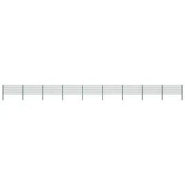 panel-ogrodzeniowy-ze-slupkami-zelaznymi-15575x80-cm-zielony