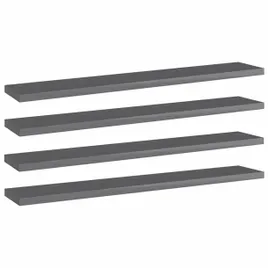 polki-na-ksiazki-4-szt-wysoki-polysk-szare-60x10x15-cm