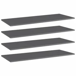 polki-na-ksiazki-4-szt-wysoki-polysk-szare-100x40x15-cm