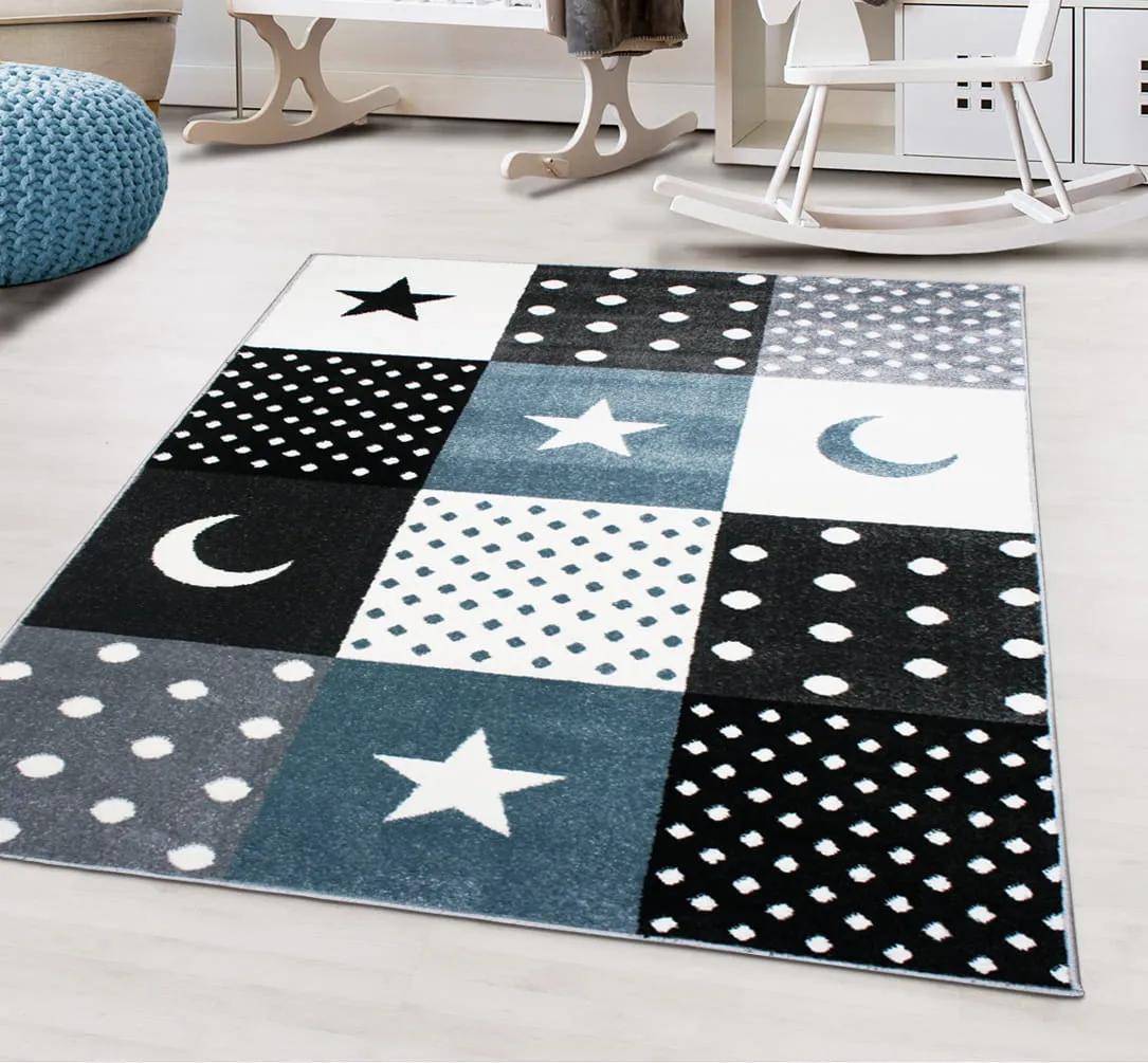 dywan-patchwork-gwiazdki-niebieski-133x190-cm