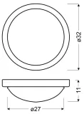 roda-plafon-32-2x60w-e27-chrom-ip44