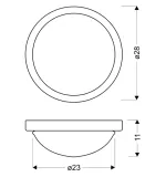roda-plafon-28-e27-1x60w-chrom