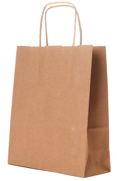Torba papierowa 18x8x22 cm torby eko torebki małe A5 szare 100 sztuk