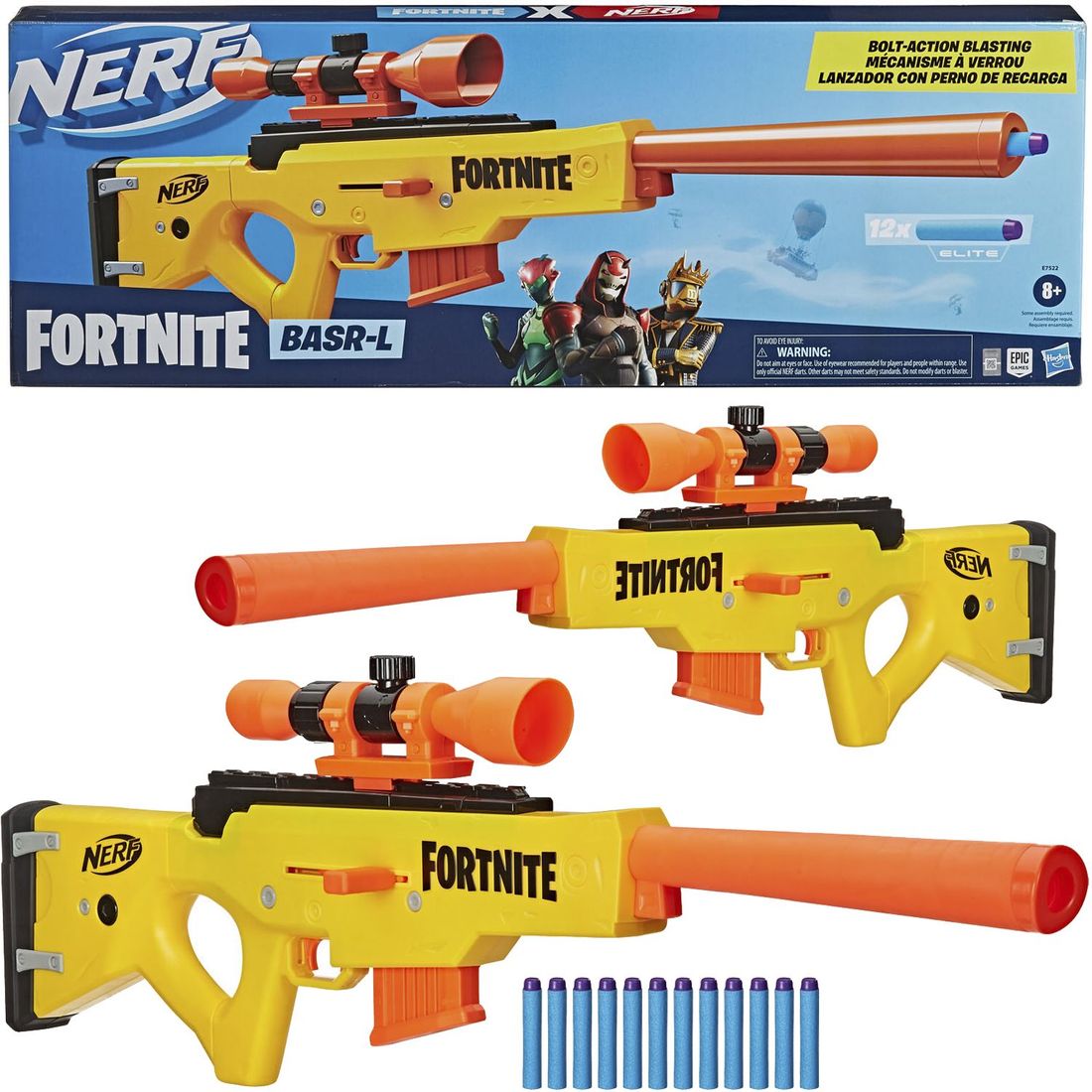 Hasbro Nerf Fortnite BASRL Wyrzutnia Snajperka E7522 ERLI.pl