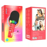 borofone-mikrofon-do-karaoke-bluetooth-bfk2-elf-czerwony-waga-z-opakowaniem-0-3-kg-stan-nowy