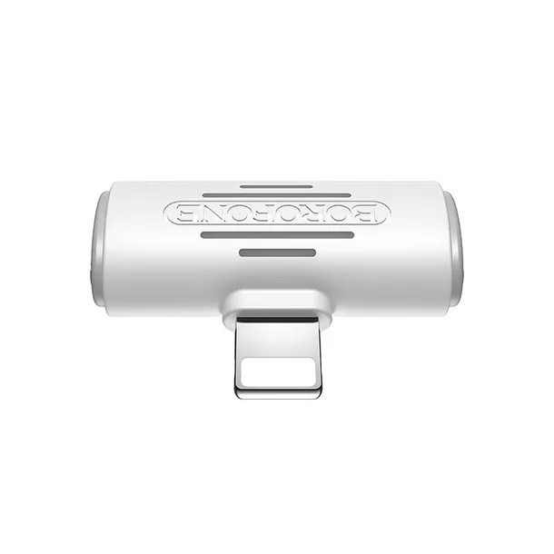 borofone-adapter-bv6-audio-lightning-na-2x-lightning-bialy-waga-z-opakowaniem-0-3-kg