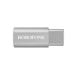 borofone-adapter-bv4-micro-usb-na-typ-c-srebrny-stan-nowy