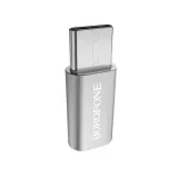 borofone-adapter-bv4-micro-usb-na-typ-c-srebrny-stan-nowy-waga-z-opakowaniem-0-3-kg