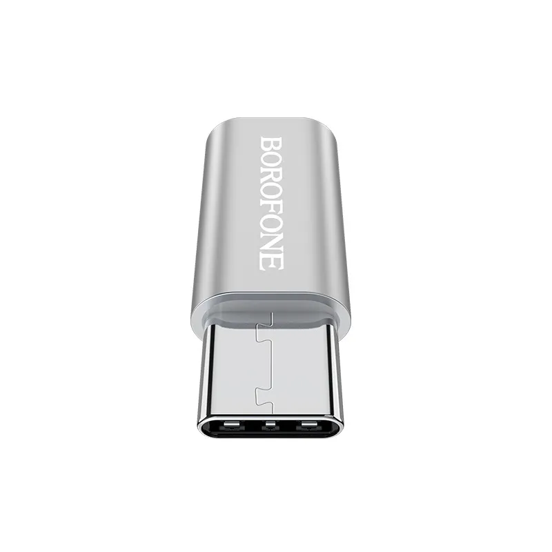 borofone-adapter-bv4-micro-usb-na-typ-c-srebrny