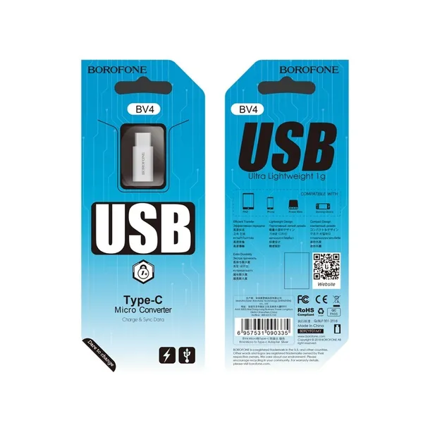 borofone-adapter-bv4-micro-usb-na-typ-c-srebrny-stan-nowy-waga-z-opakowaniem-0-3-kg