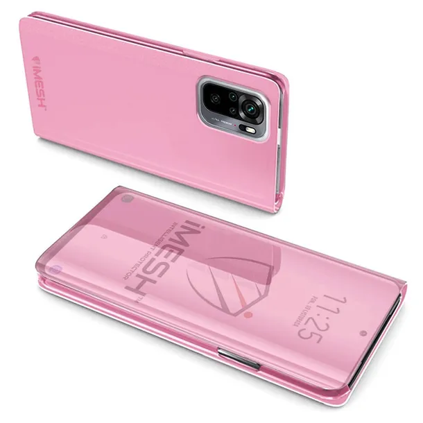 etui-do-xiaomi-redmi-note-10-pokrowiec-imesh-view-stan-nowy-kolor-rozowy
