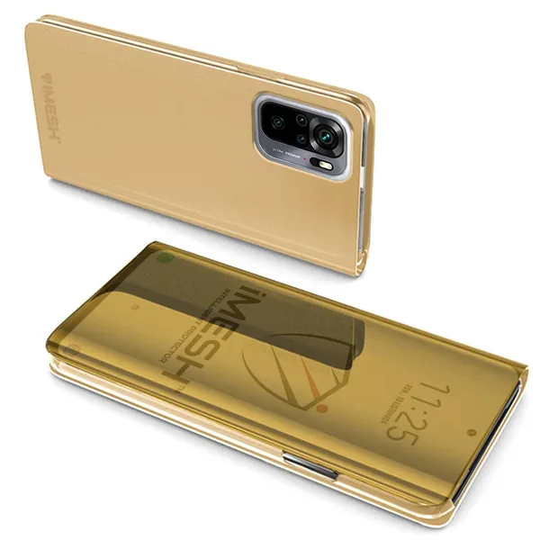 etui-do-xiaomi-redmi-note-10-pokrowiec-imesh-view-stan-nowy-kolor-zloty