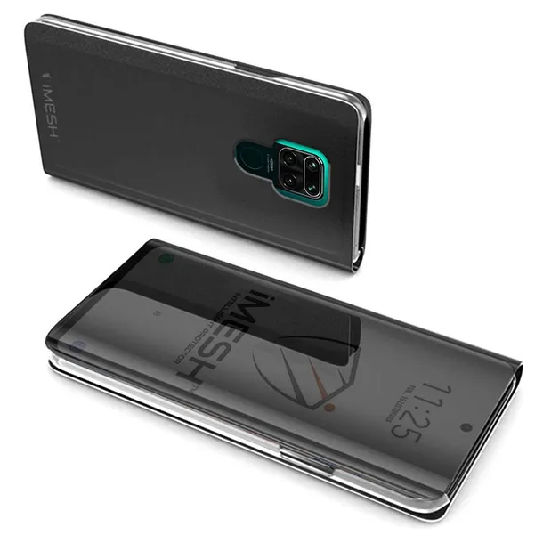 etui-do-xiaomi-redmi-note-9-imesh-view-szklo-5d-stan-nowy-kolor-czarny