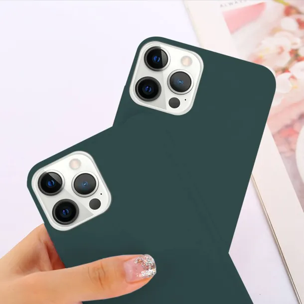 etui-do-iphone-13-pro-max-pokrowiec-imesh-silk-stan-nowy-kolor-zielony