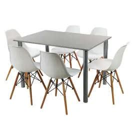 zestaw-stol-lugano-120-szary-i-6-krzesel-milano-bialych