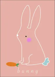 kroliczek-plakat-30x40-cm