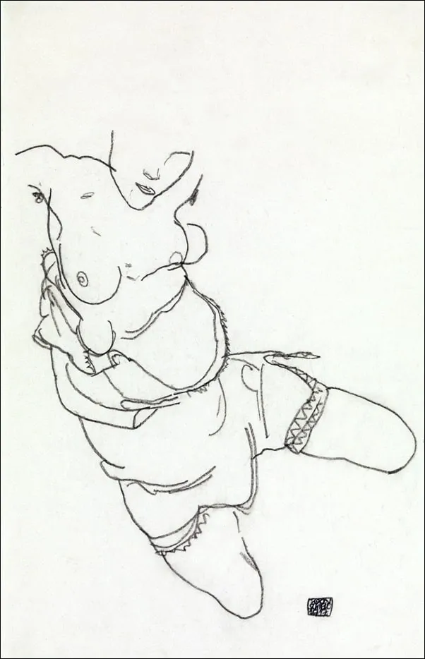 semi-dressed-model-egon-schiele-plakat-50x70-c