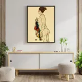 standing-nude-with-a-patterned-robe-egon-schiele-stan-nowy