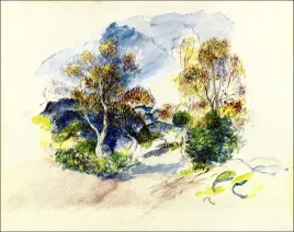 landscape-with-a-path-between-trees-auguste-renoi