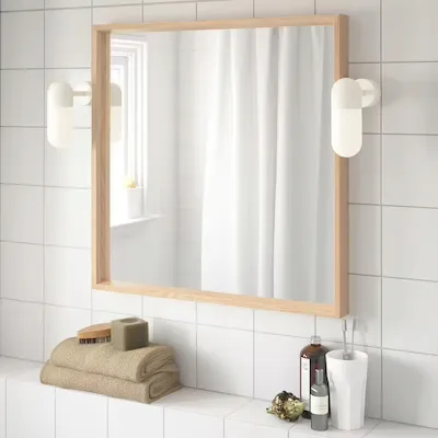 lustro-scienne-biale-65x65-cm-nissedal-ikea-stan-nowy