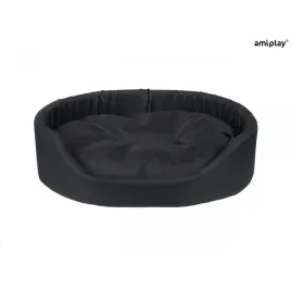 amiplay-legowisko-owalne-basic-czarne-rozmiar-xl